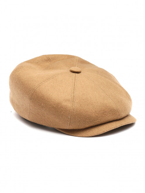 Однотонная кепка из шерсти Stetson - Общий вид
