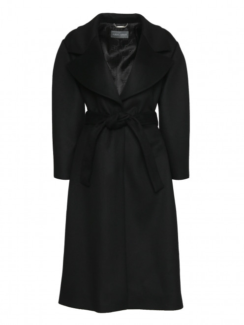 Пальто из шерсти и кашемира с поясом Alberta Ferretti - Общий вид