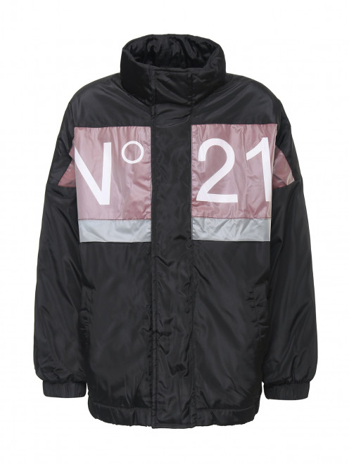 Утепленная куртка с логотипом N21 - Общий вид