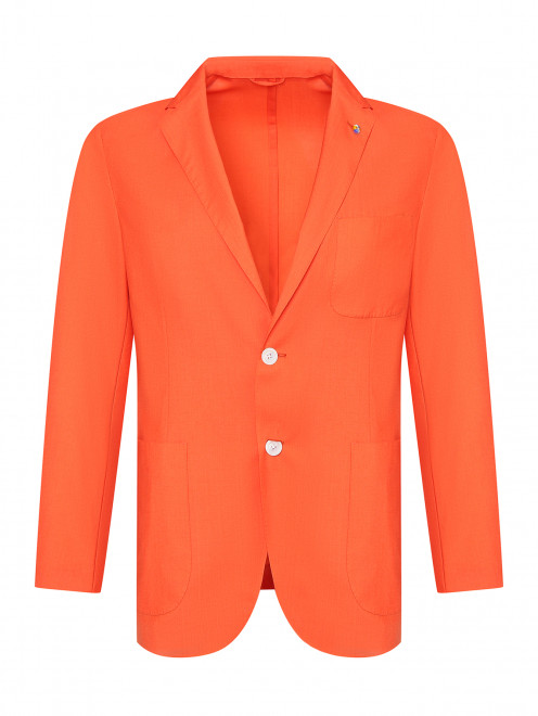 Пиджак из шерсти с карманами Belvest - Общий вид