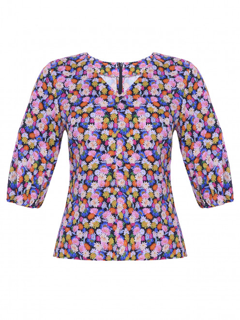 Блуза-топ с цветочным узором Paul Smith - Общий вид