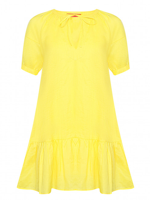 Платье-мини свободного кроя с короткими рукавами Max&Co - Общий вид