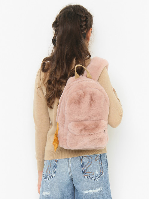 Рюкзак с брелоком из текстиля Il Gufo - МодельВерхНиз