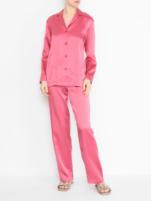 Пижама из шелка с карманами La Perla - МодельОбщийВид