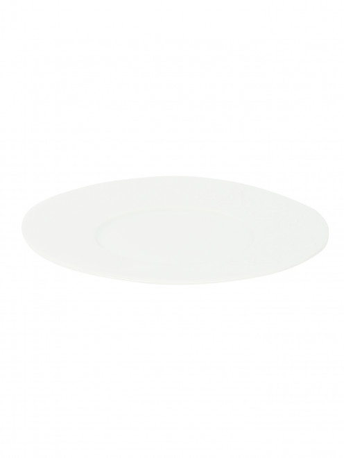 Тарелка хлебная из фарфора  с рельефным цветочным узором Haviland - Обтравка1