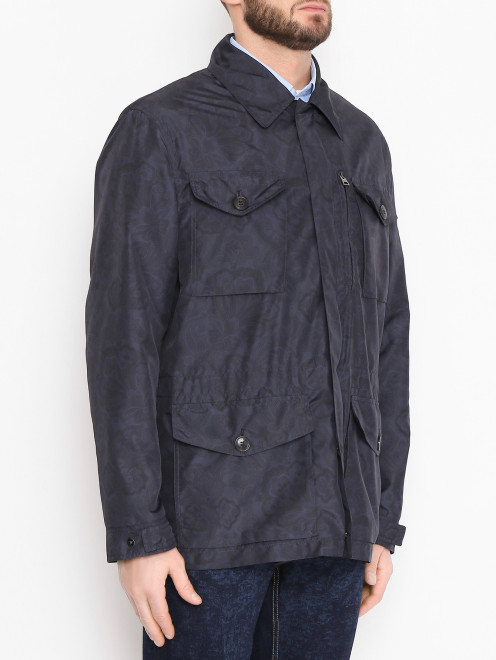 Куртка на молнии с накладными карманами Etro - МодельВерхНиз