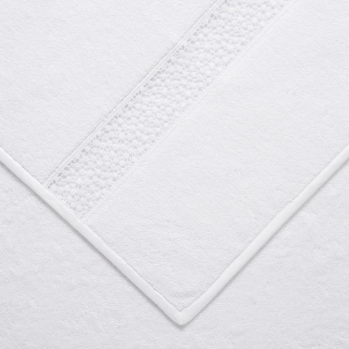 Полотенце из хлопковой махровой ткани с кружевной вставкой 40 x 60 Frette - 503952 Полотенце из хлопковой махровой ткани с кружевной вставкой  Деталь