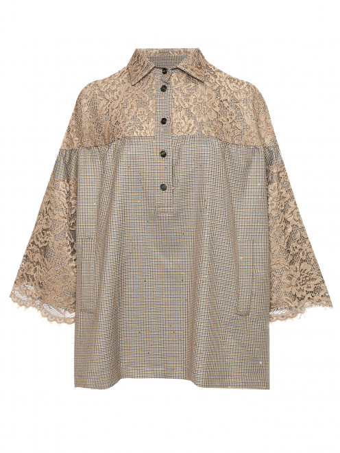 Рубашка с кружевной отделкой с карманами Antonio Marras - Общий вид