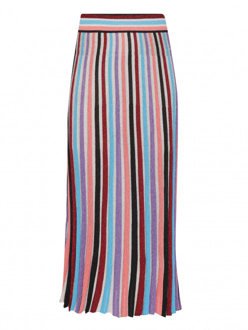 Трикотажная юбка с узором полоска Moschino Boutique - Общий вид