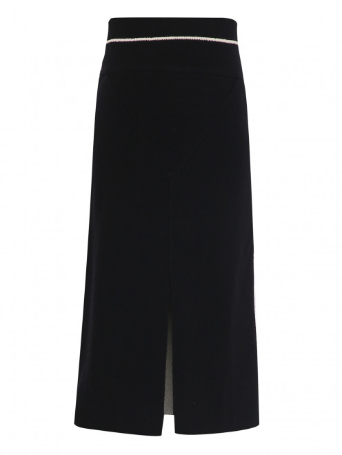 Трикотажная юбка с разрезом Moncler - Общий вид