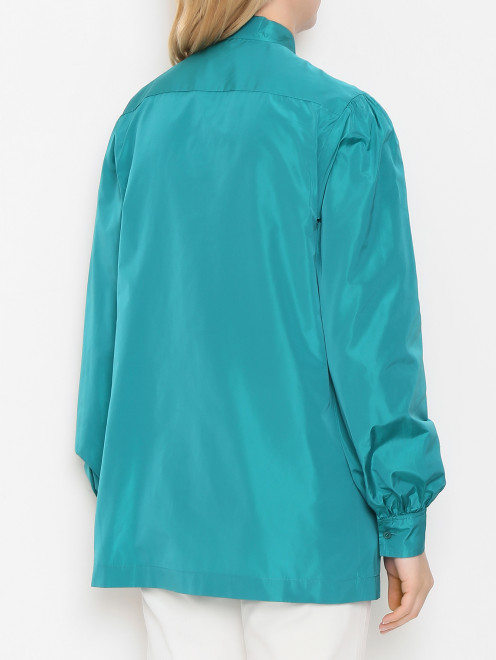Однотонная блуза с бантом Alberta Ferretti - МодельВерхНиз1