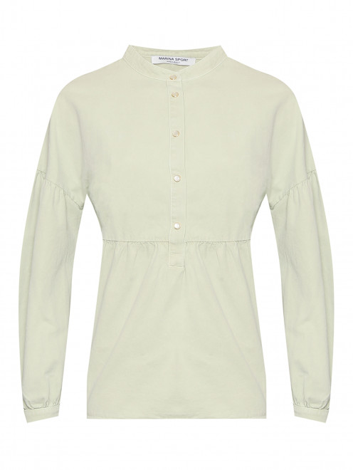 Блуза из хлопка на кнопках Marina Rinaldi - Общий вид