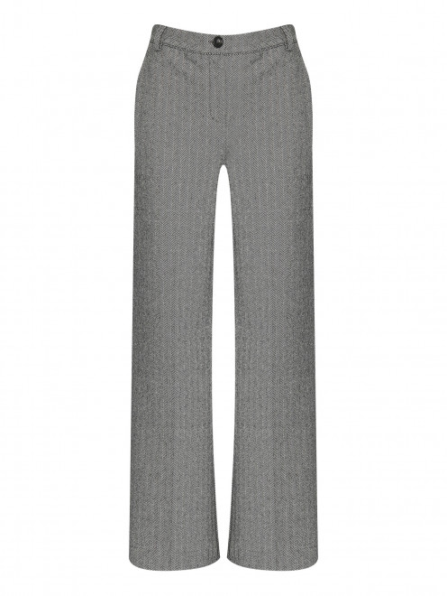 Трикотажные брюки с узором Weekend Max Mara - Общий вид
