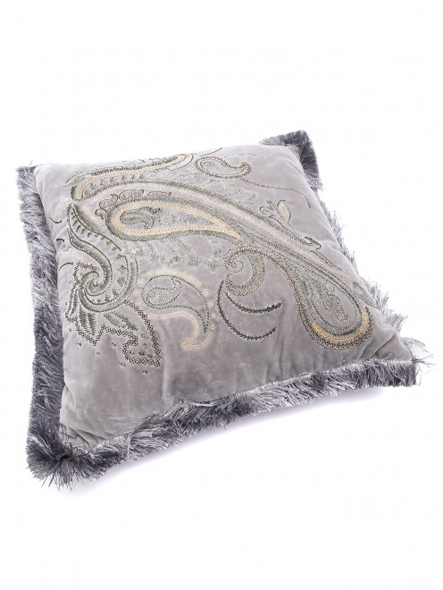 Подушка из хлопка с вышивкой Etro - Общий вид