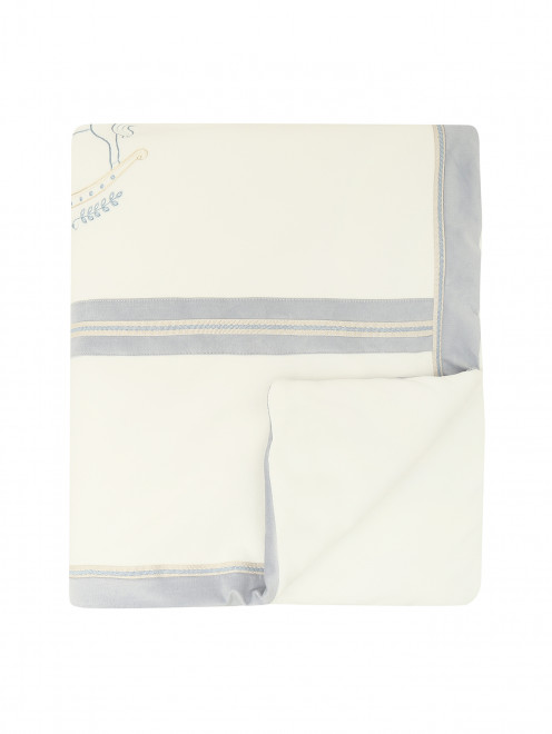 Утепленное одеяло с вышивкой и аппликацией Aletta - Обтравка1