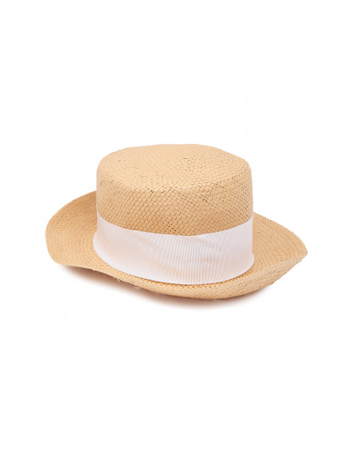Плетеная шляпа с лентой Il Gufo - Общий вид