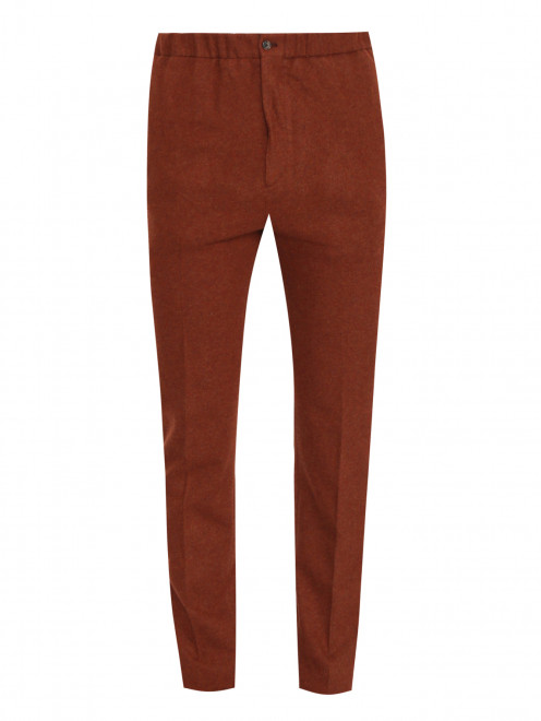 Трикотажные брюки из шерсти и кашемира Belvest - Общий вид