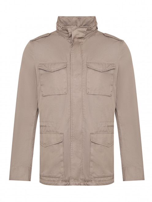 Куртка из хлопка с накладными карманами Herno - Общий вид
