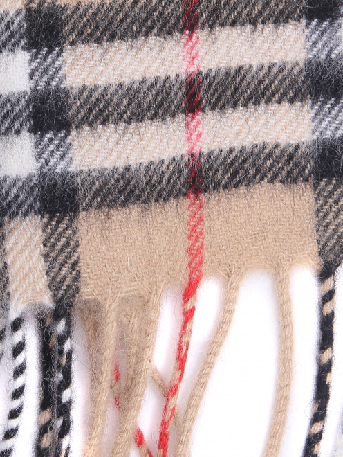 Кашемировый шарф с узором Burberry - Деталь1