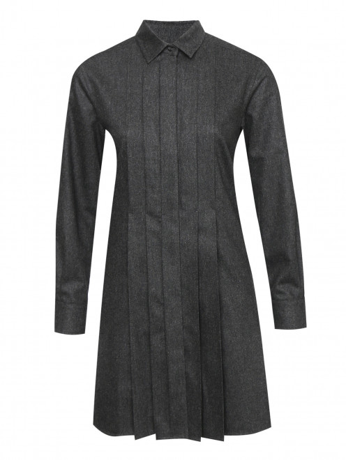 Платье-мини из шерсти и кашемира с карманами Max Mara - Общий вид